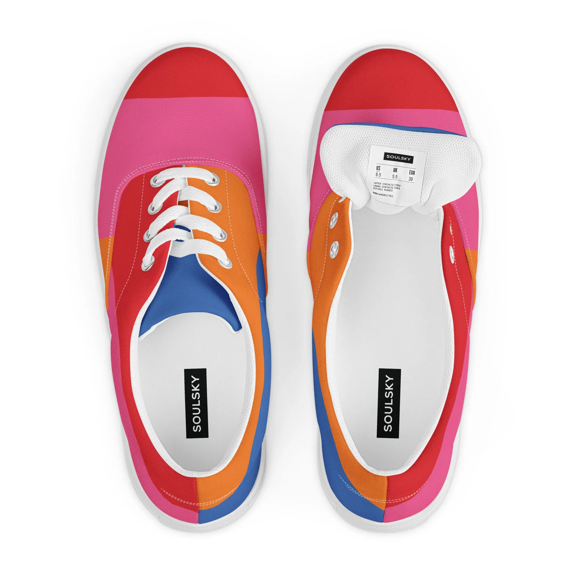 COLORFUL Women’s Lace-Up Canvas Shoes (80's Flow)