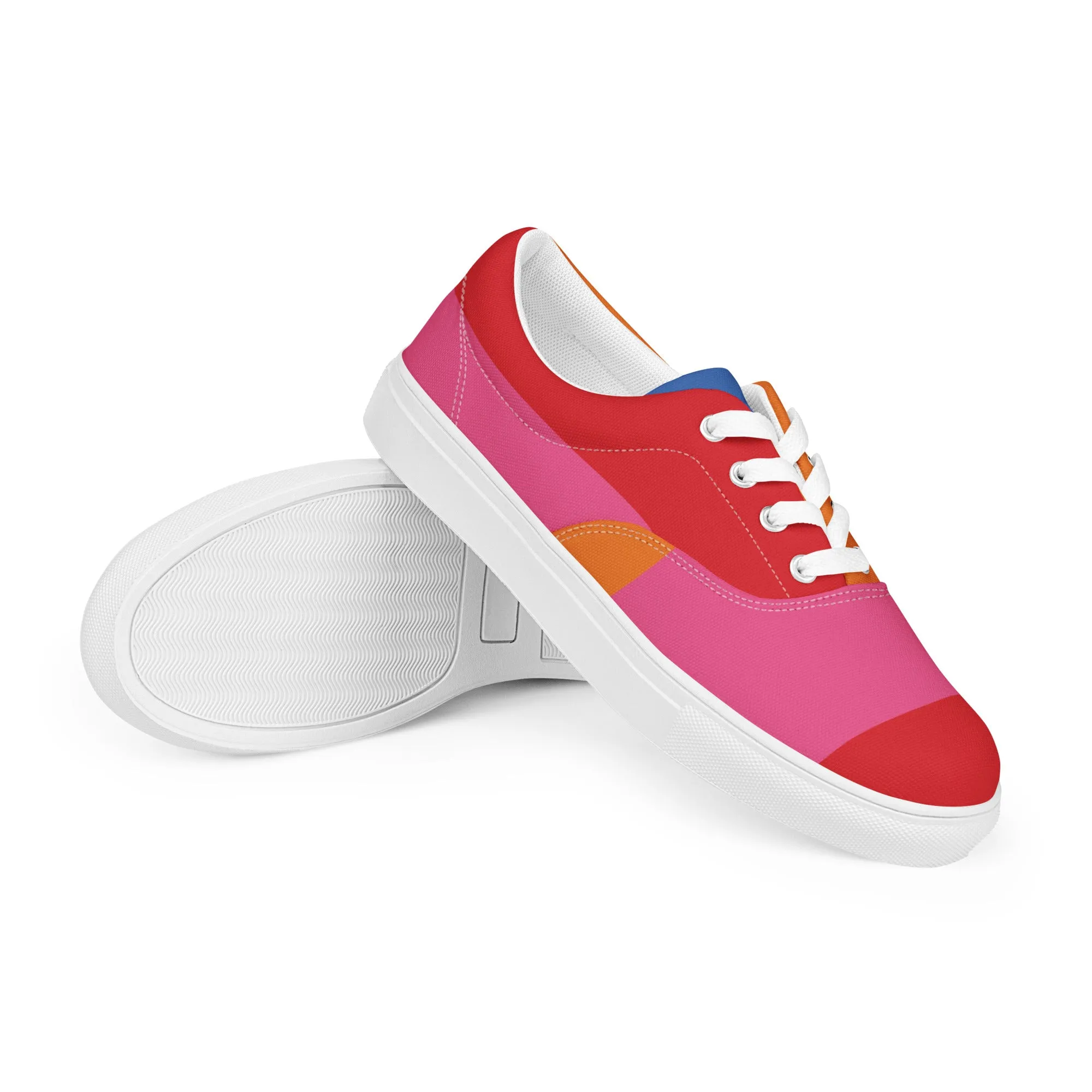 COLORFUL Women’s Lace-Up Canvas Shoes (80's Flow)