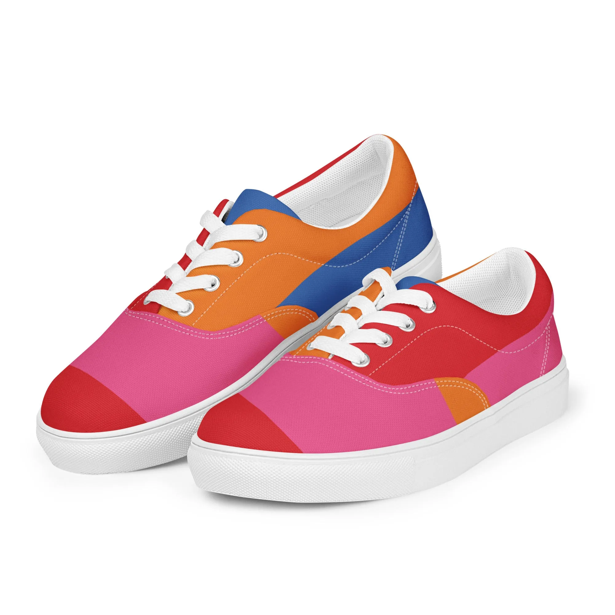 COLORFUL Women’s Lace-Up Canvas Shoes (80's Flow)