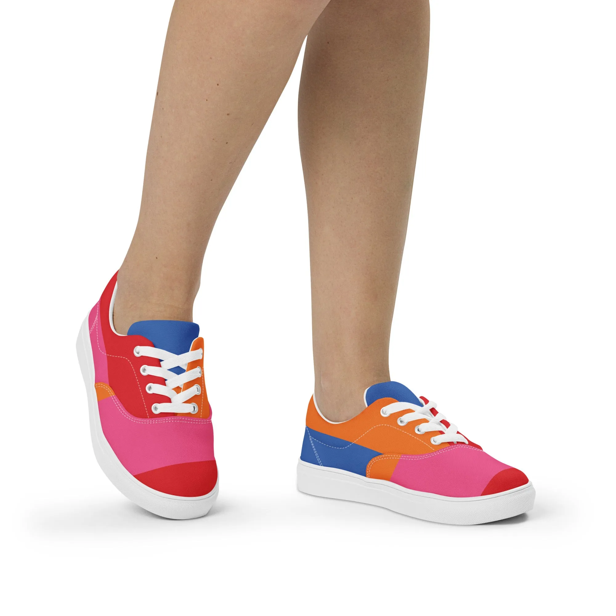 COLORFUL Women’s Lace-Up Canvas Shoes (80's Flow)