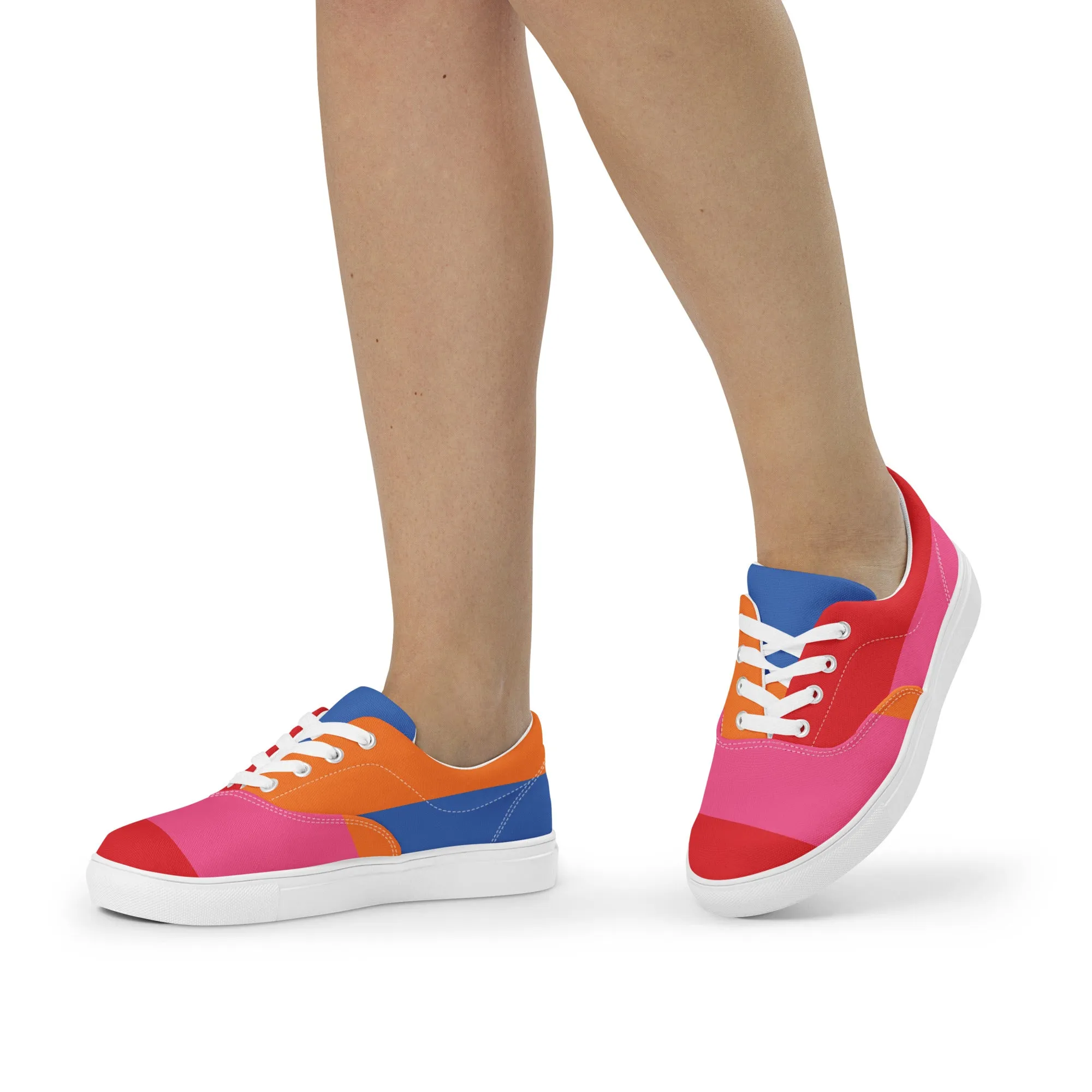 COLORFUL Women’s Lace-Up Canvas Shoes (80's Flow)