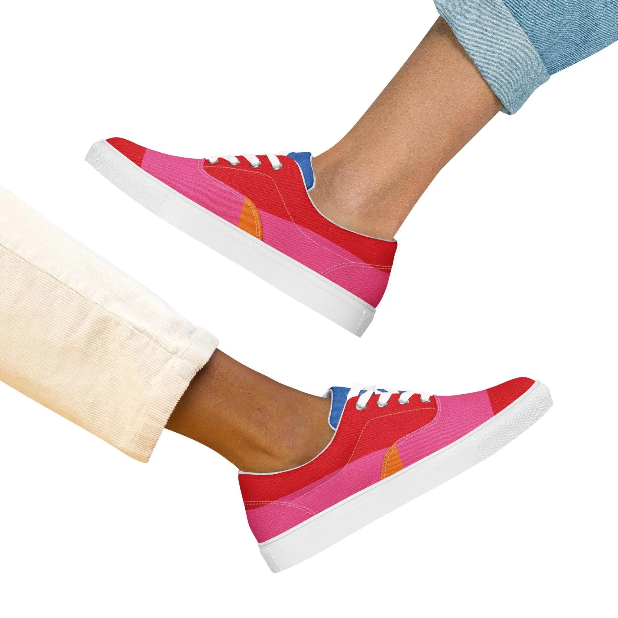 COLORFUL Women’s Lace-Up Canvas Shoes (80's Flow)