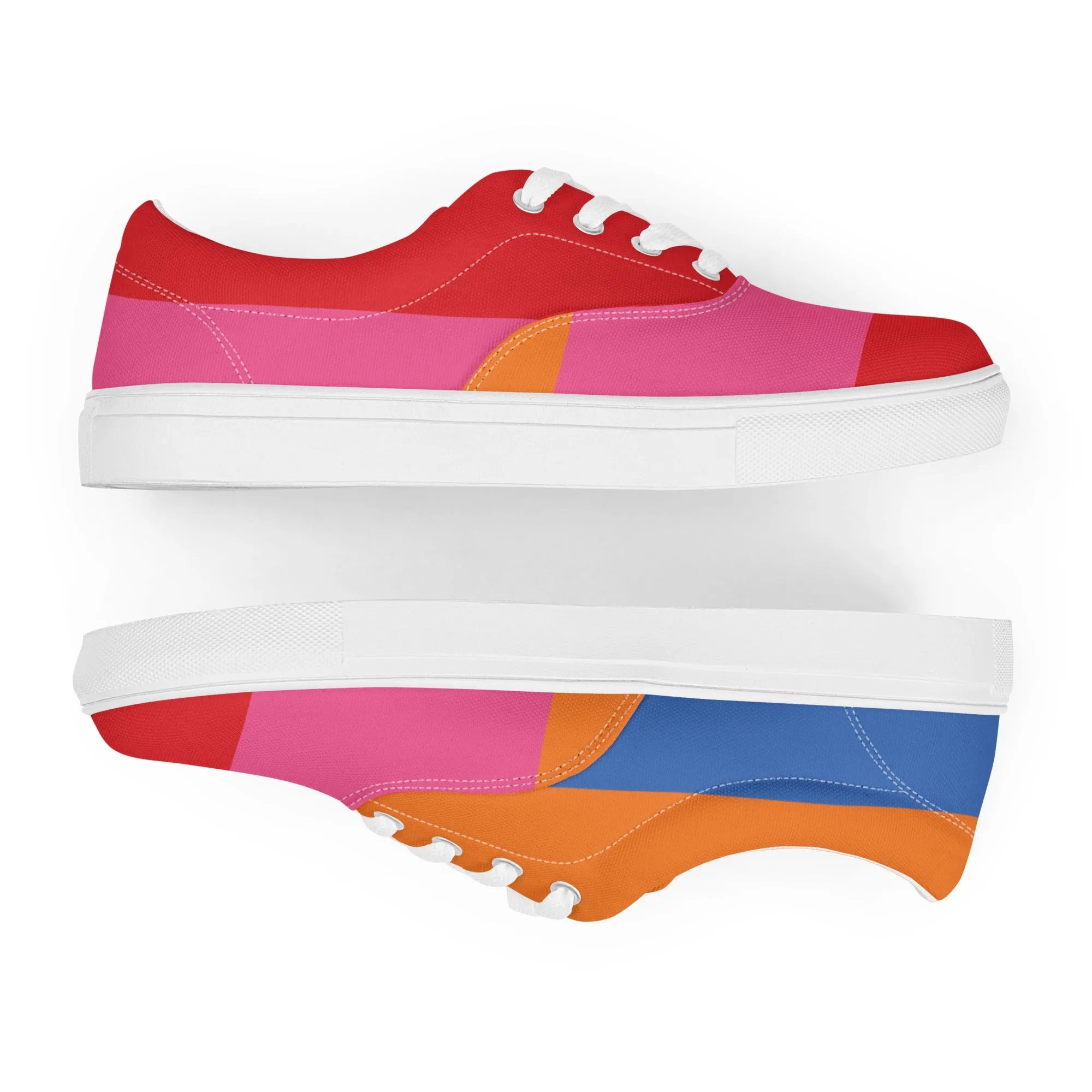 COLORFUL Women’s Lace-Up Canvas Shoes (80's Flow)