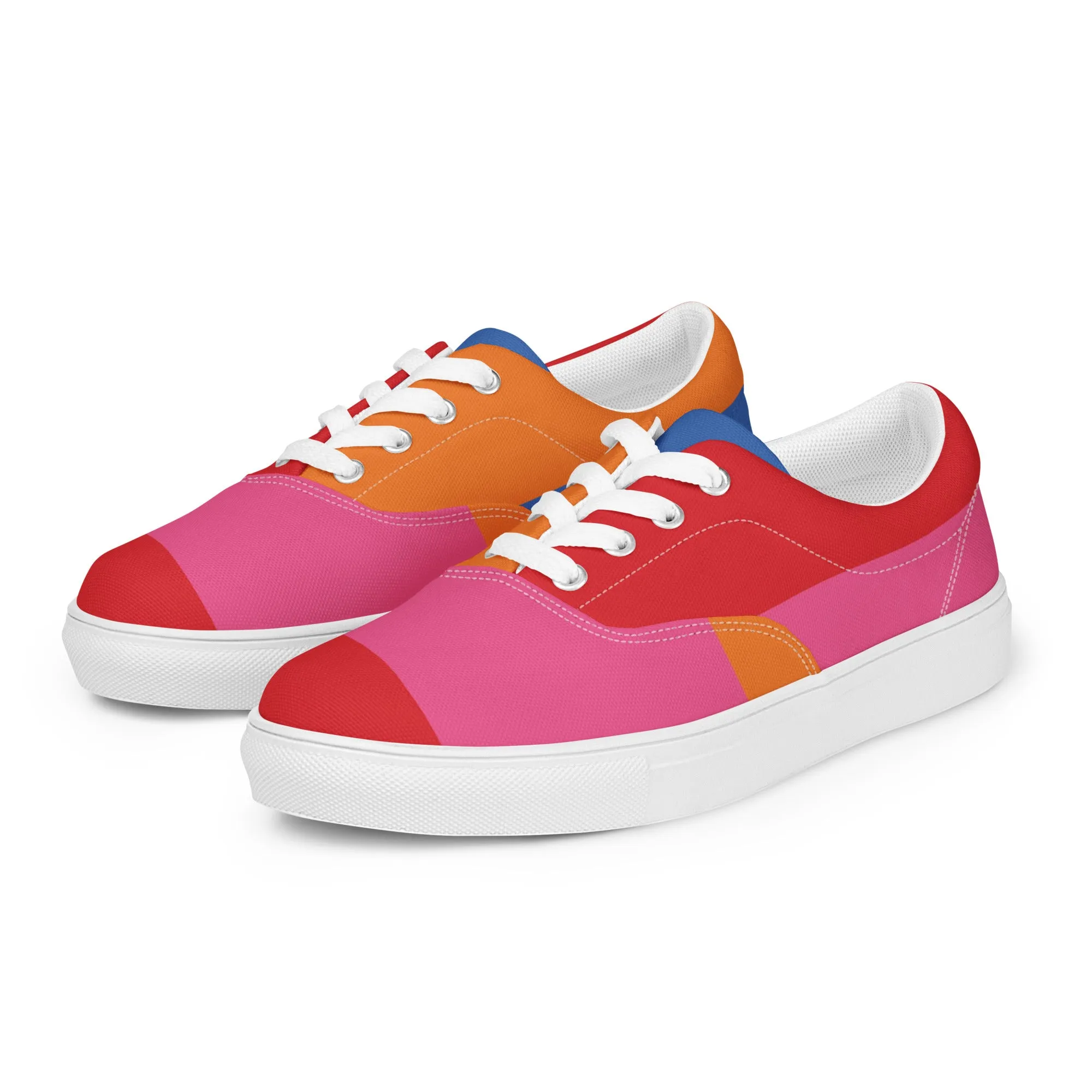 COLORFUL Women’s Lace-Up Canvas Shoes (80's Flow)