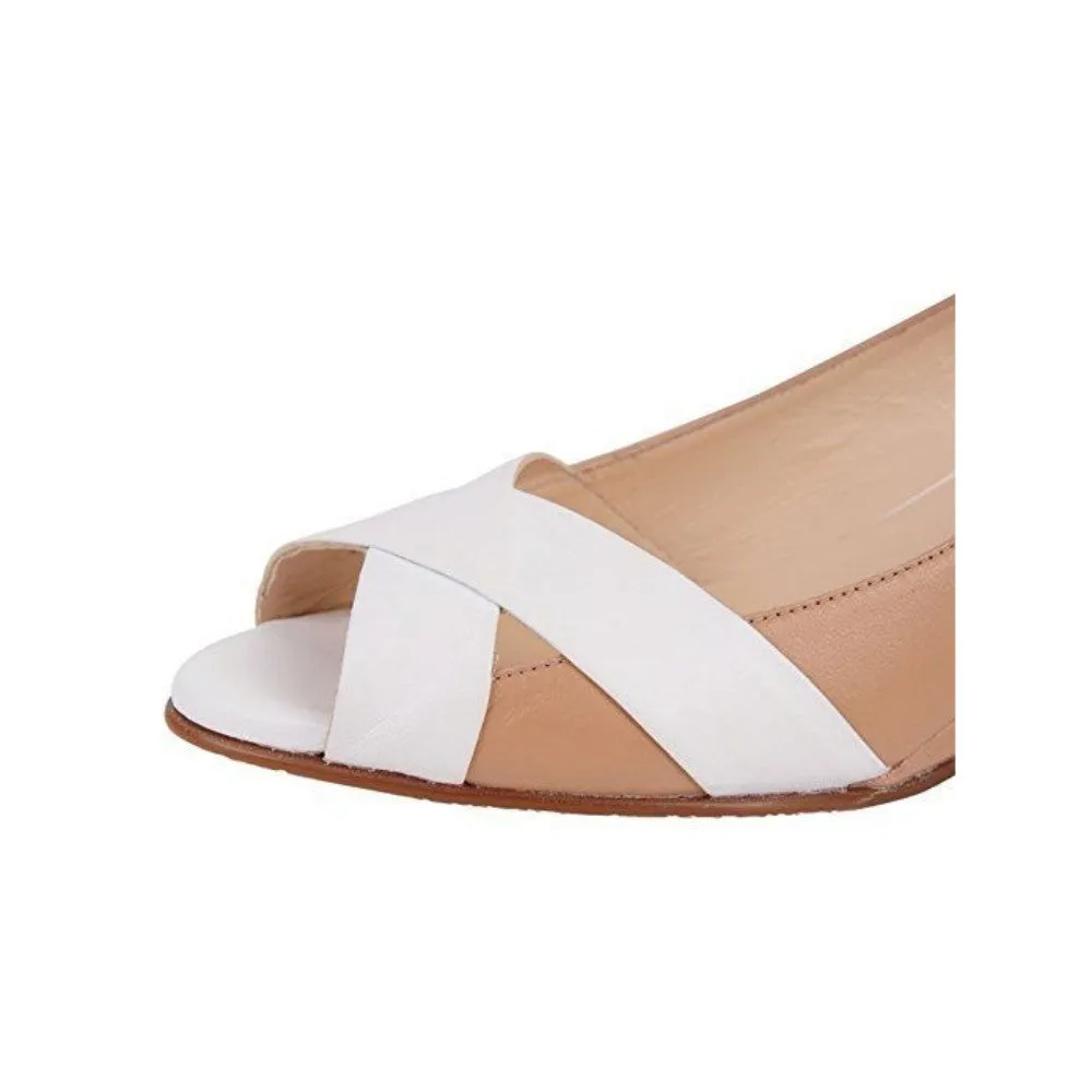 Copa Tunis Jon Josef Leather Wedge Pump