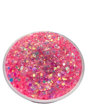 Cotton candy chunky mix glow in the dark
