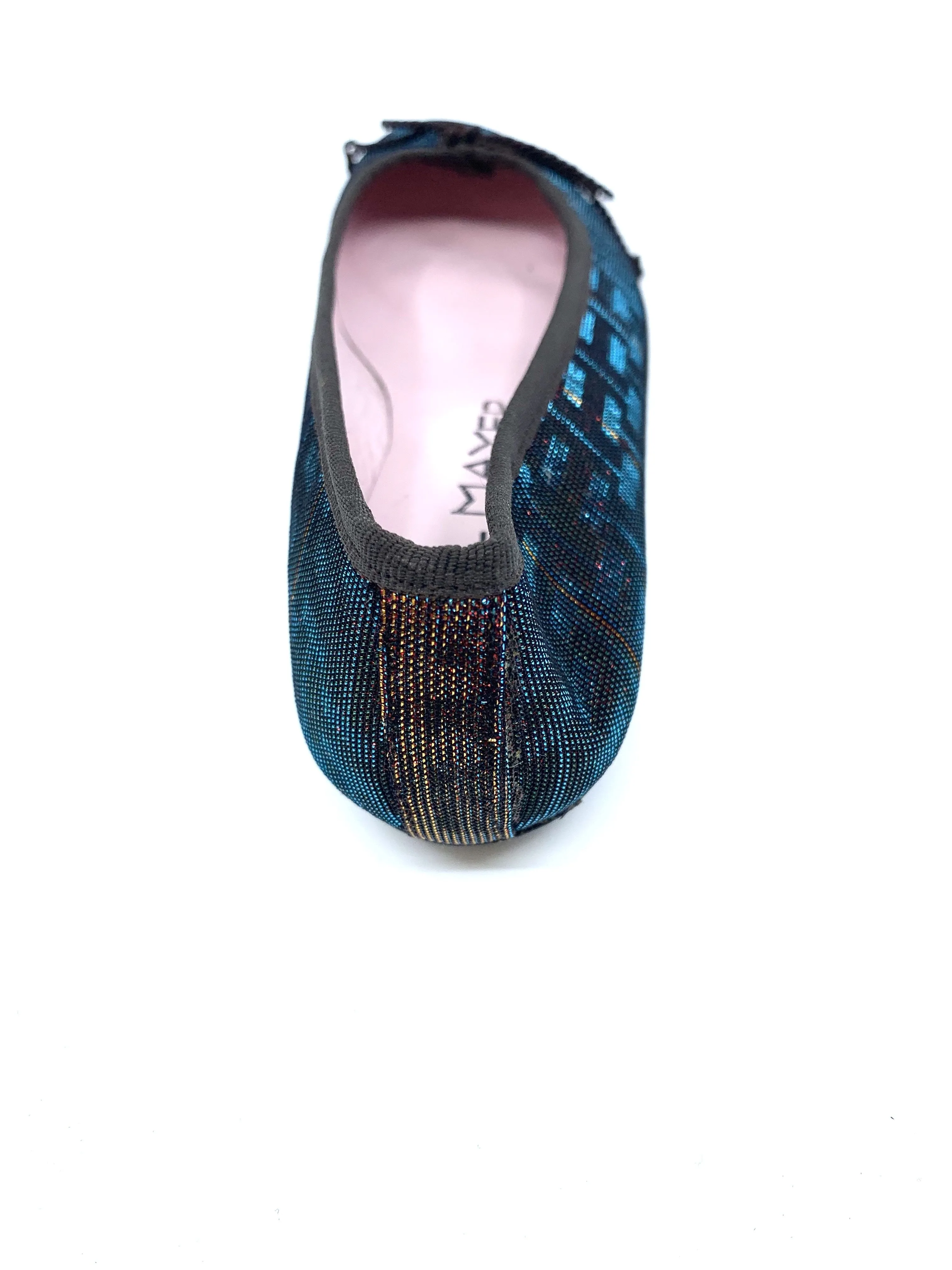 Country Irridescent Fabric Paul Mayer Ballet Flats