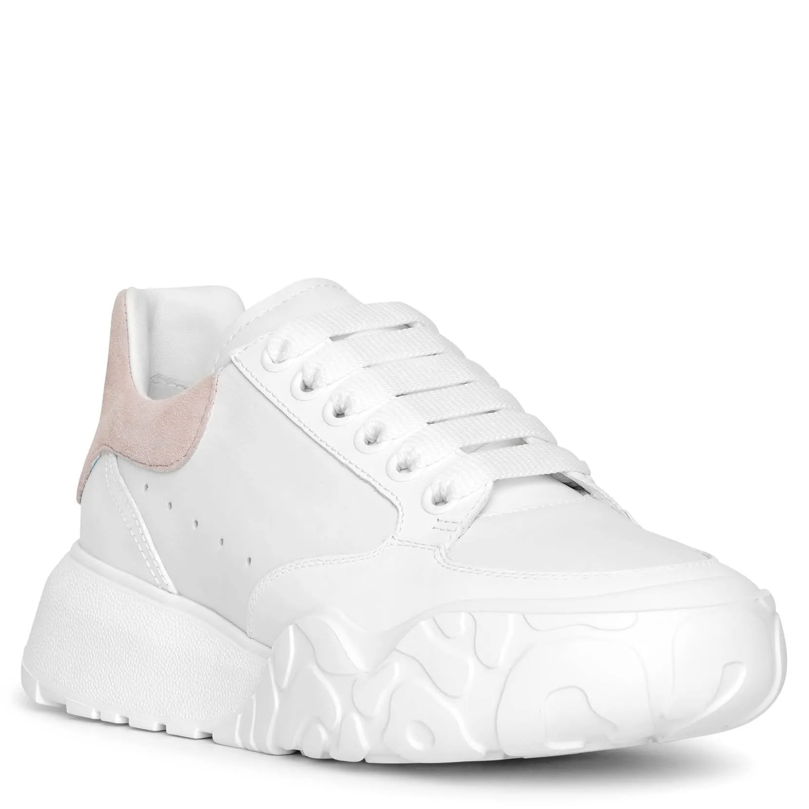 Court white and patchouli sneakers