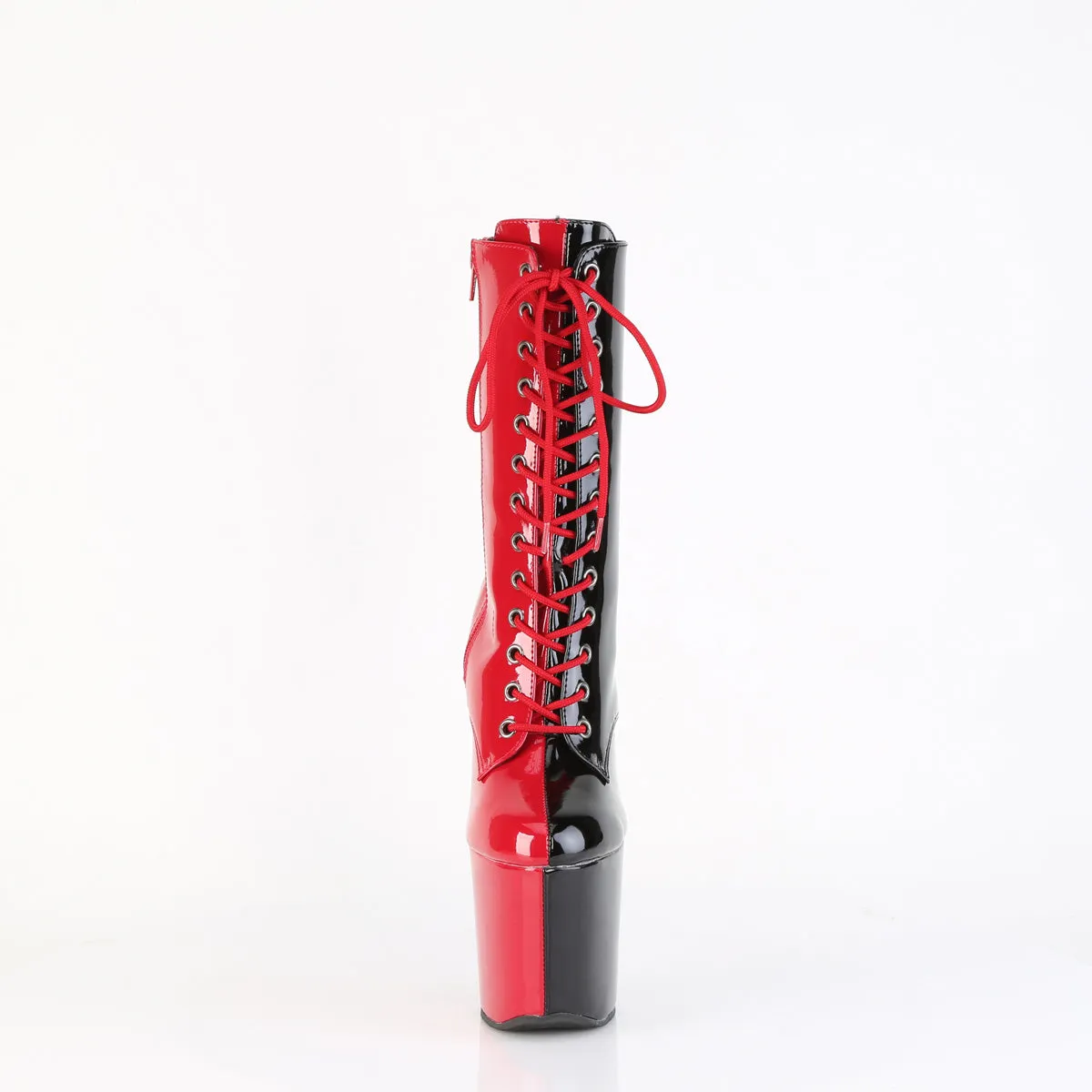 CRAZE-1040TT Pleaser Red/Black Sexy Platform Shoes (Pole Dancing Heels)