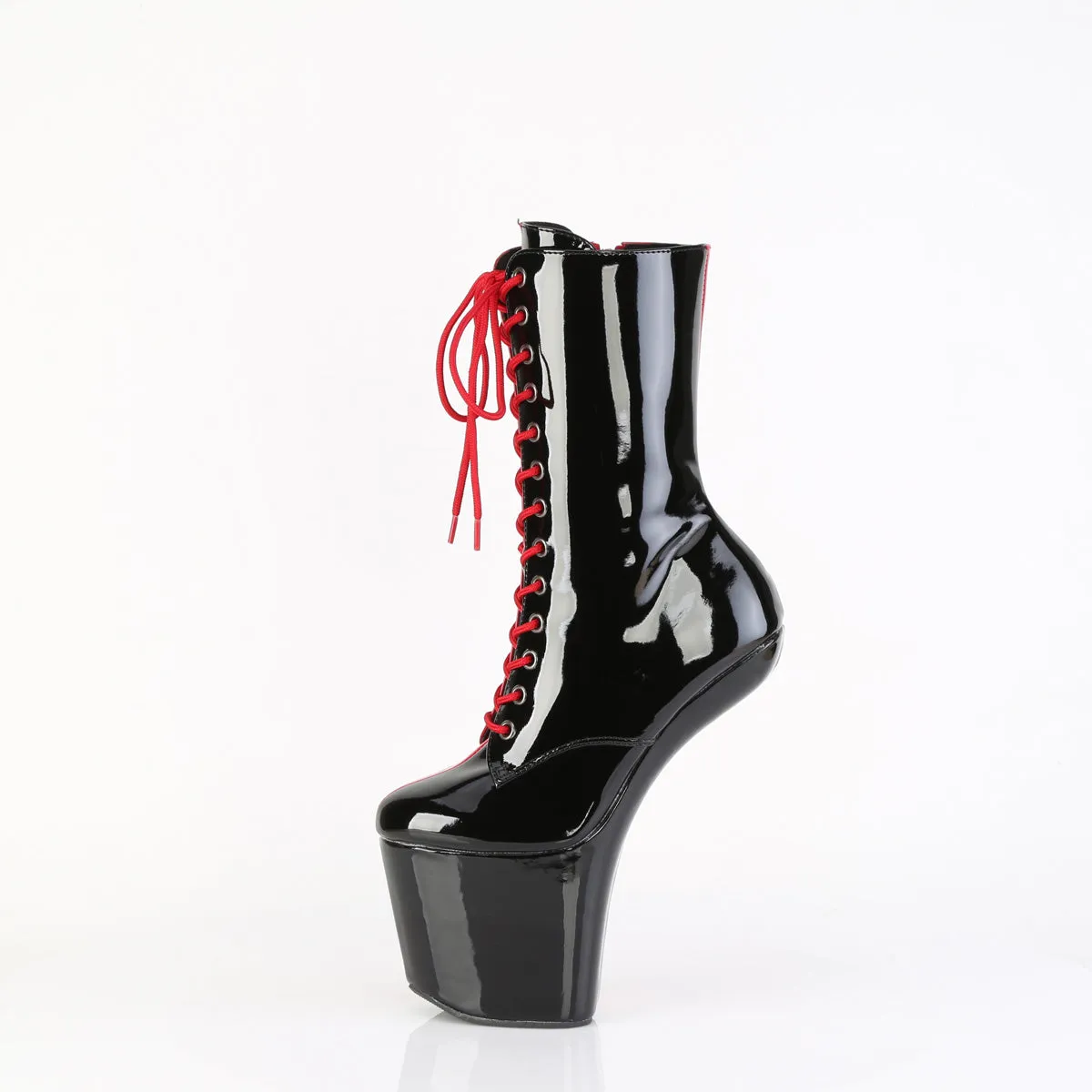 CRAZE-1040TT Pleaser Red/Black Sexy Platform Shoes (Pole Dancing Heels)