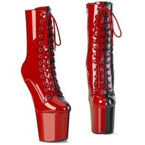 CRAZE-1040TT Pleaser Red/Black Sexy Platform Shoes (Pole Dancing Heels)