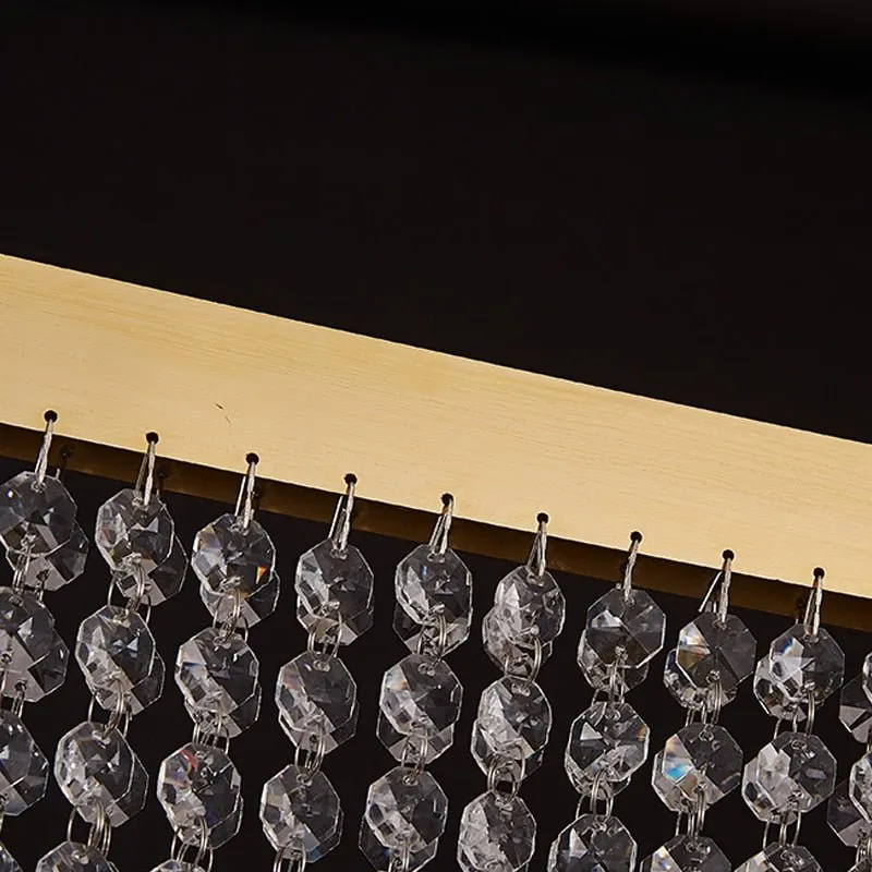 Creative Crystal Chandelier For Dining Room Gold Design Hanging Lamp Luxury Light Fixtures