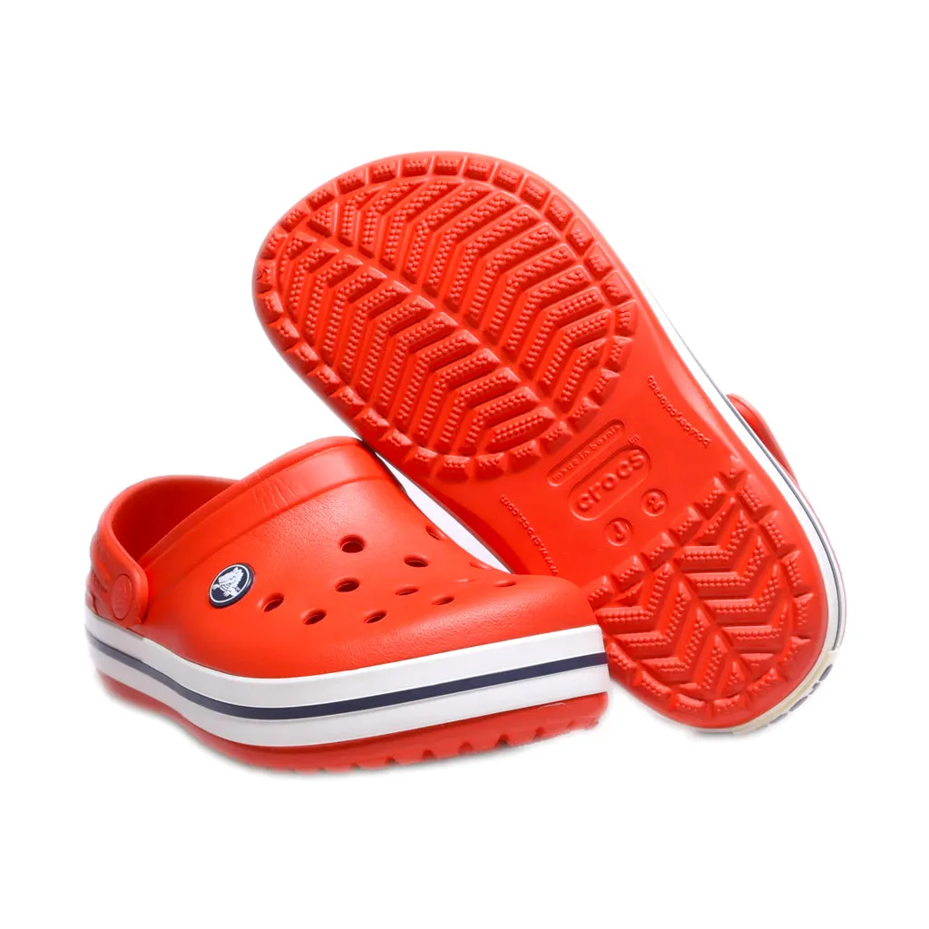 Crocs Clogs Rubber Red Colour For Kids