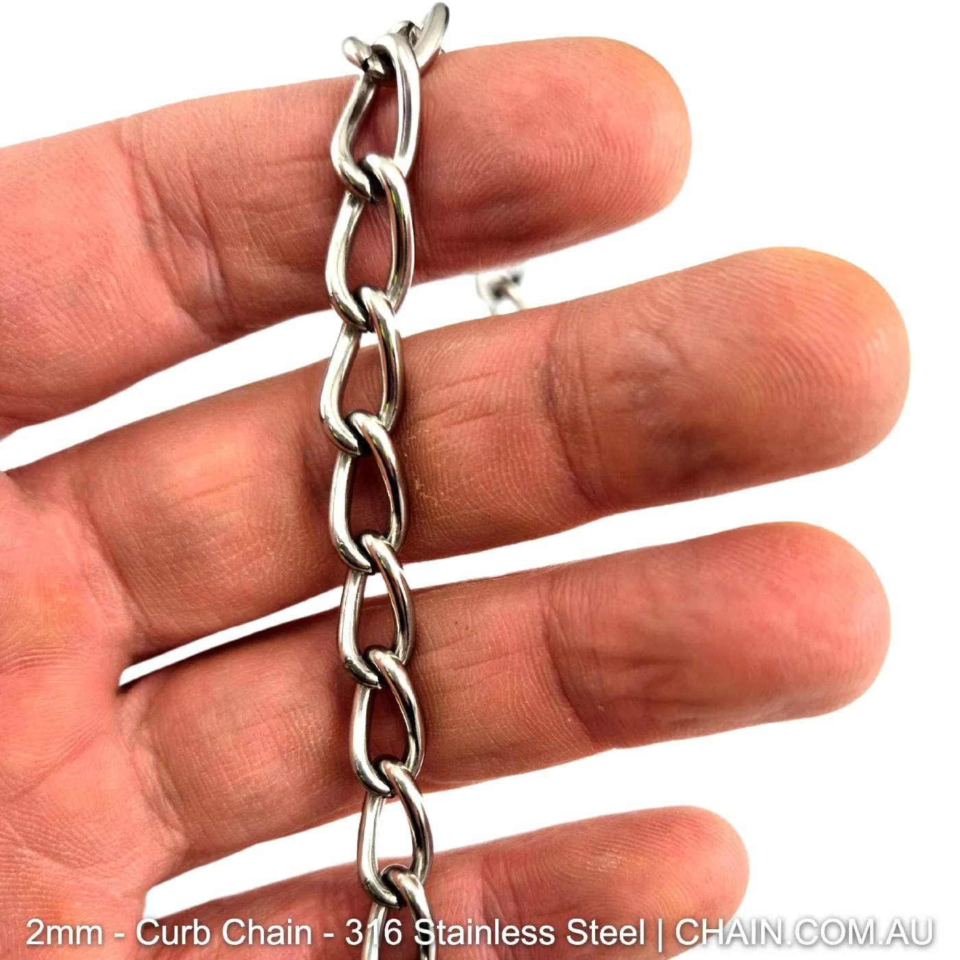 Curb Chain - Stainless Steel