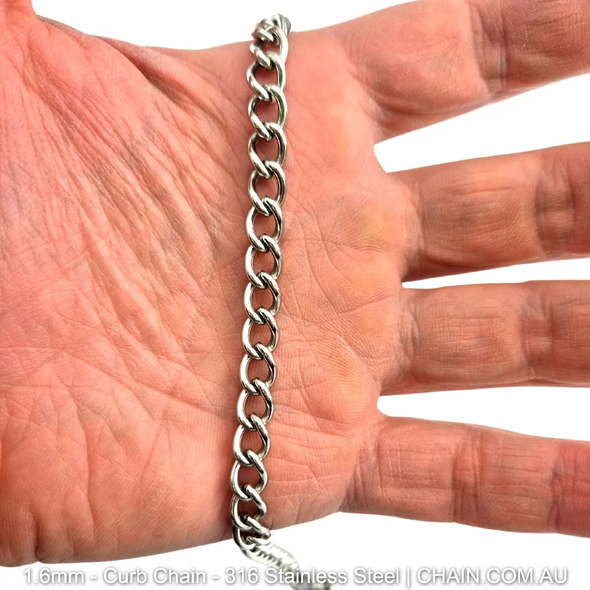 Curb Chain - Stainless Steel