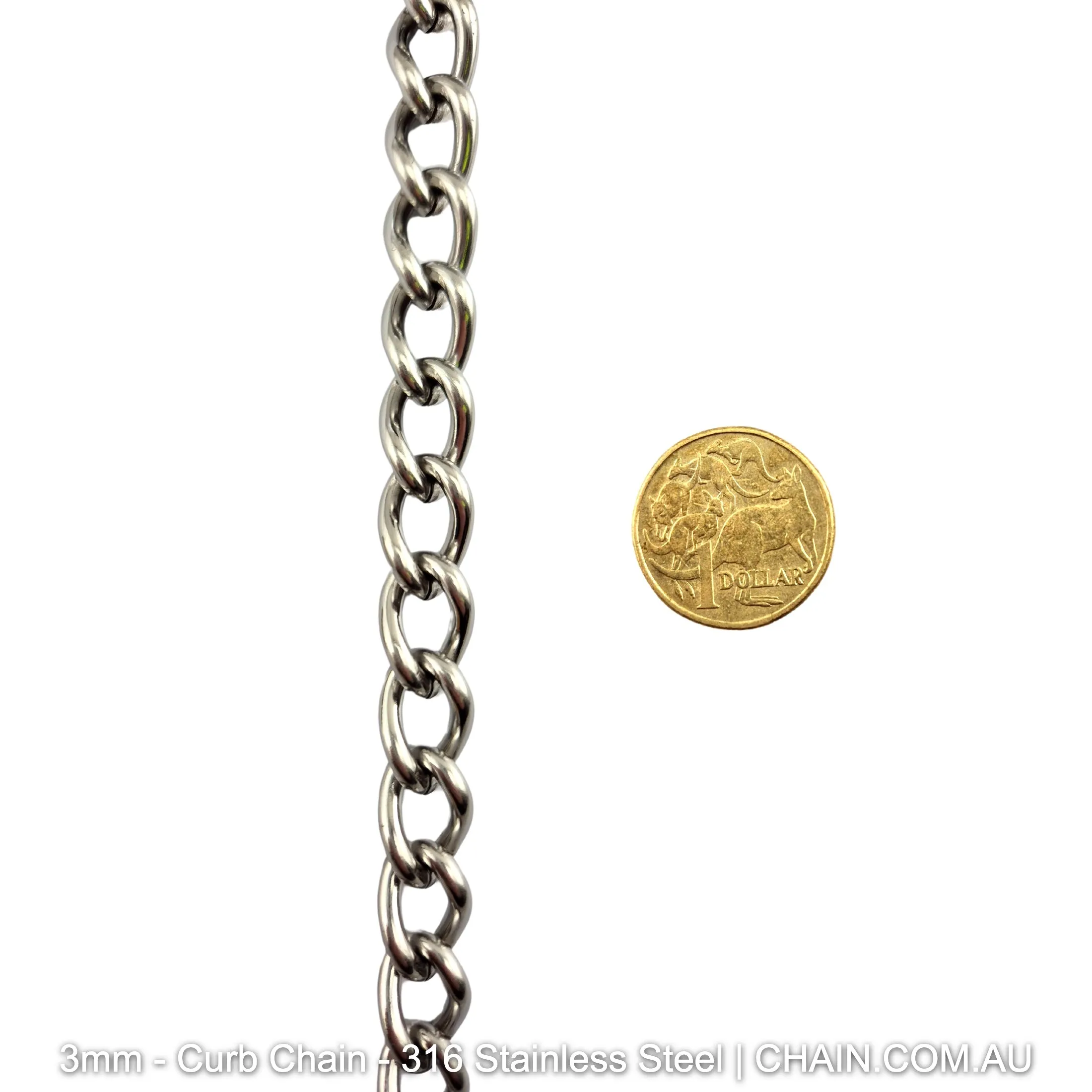 Curb Chain - Stainless Steel