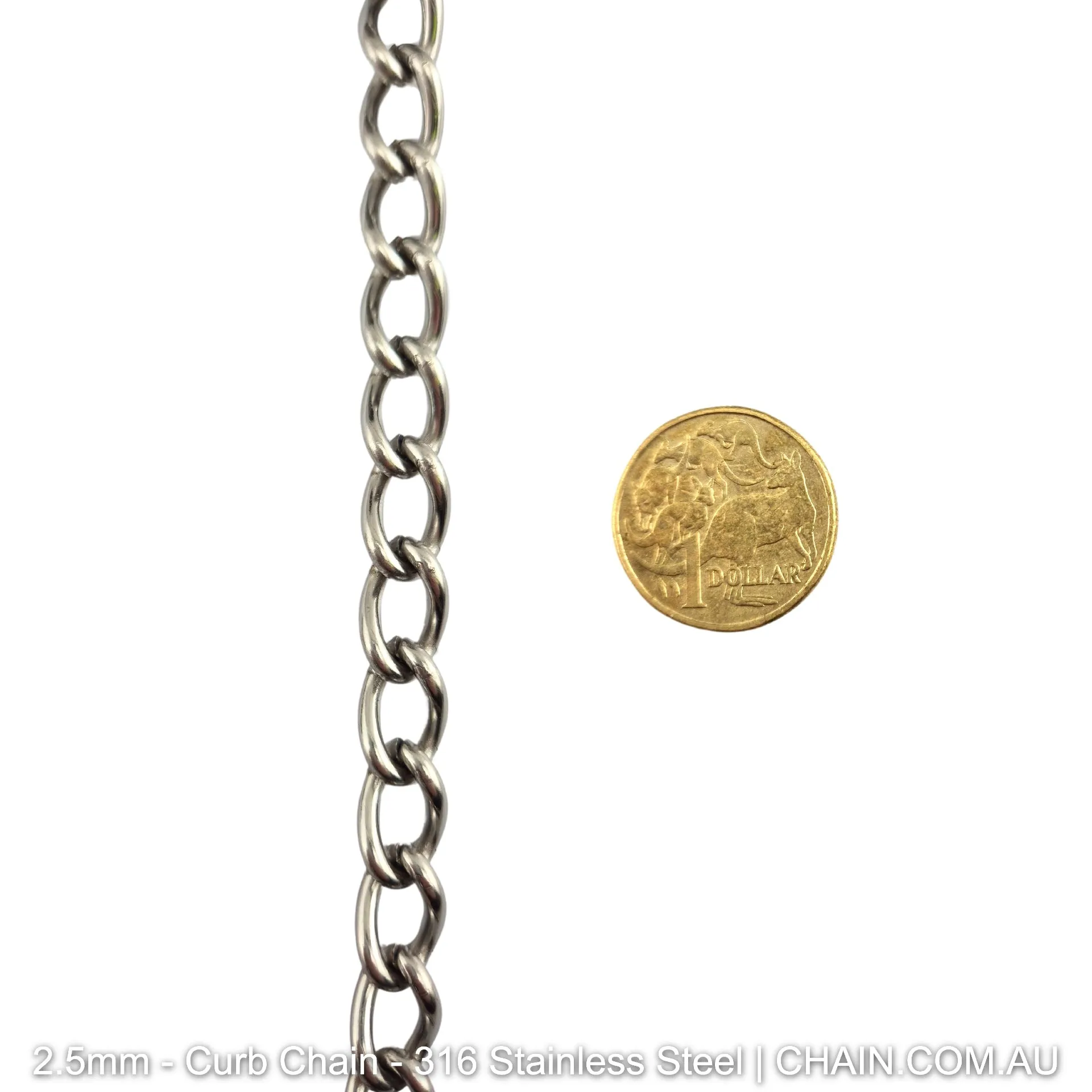 Curb Chain - Stainless Steel