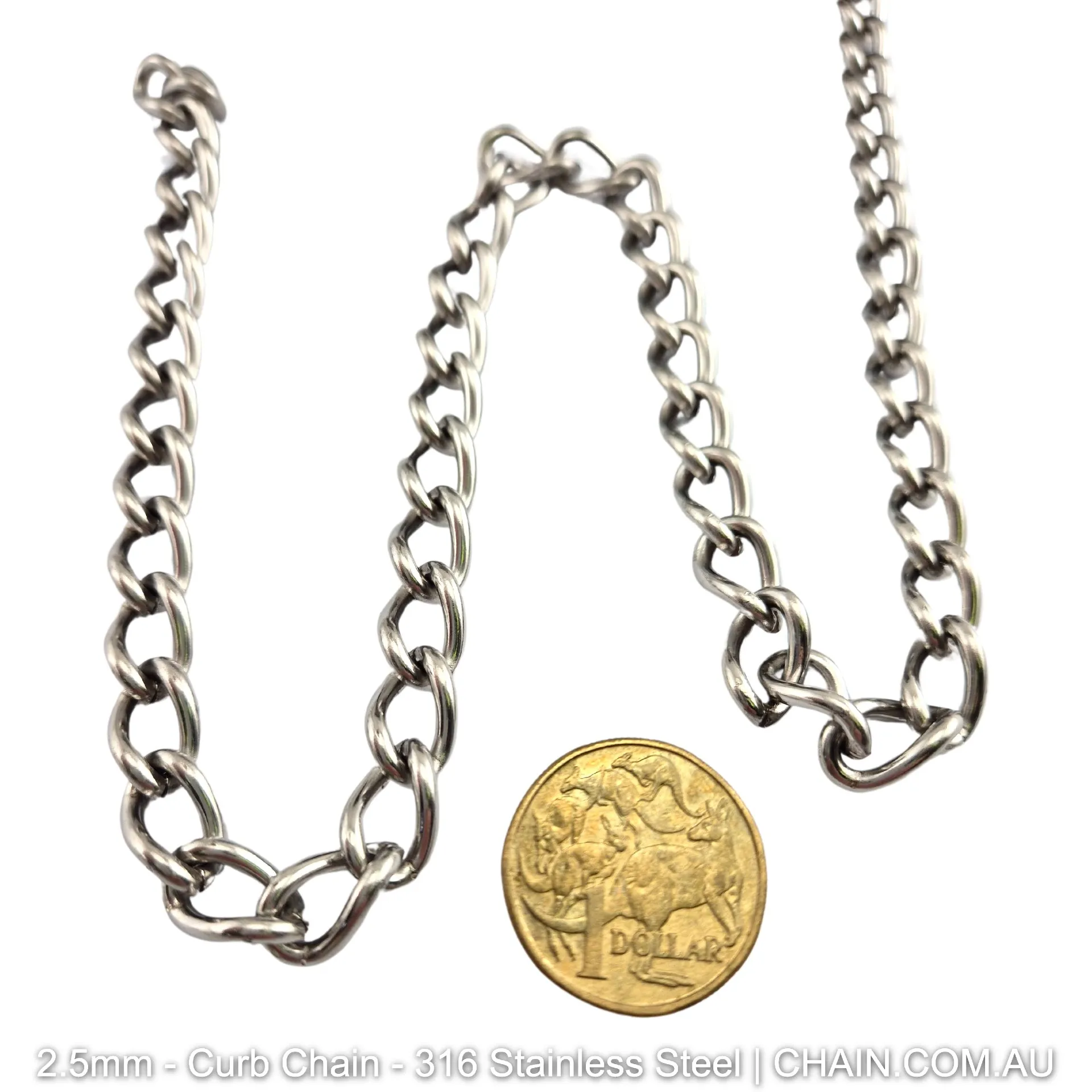 Curb Chain - Stainless Steel