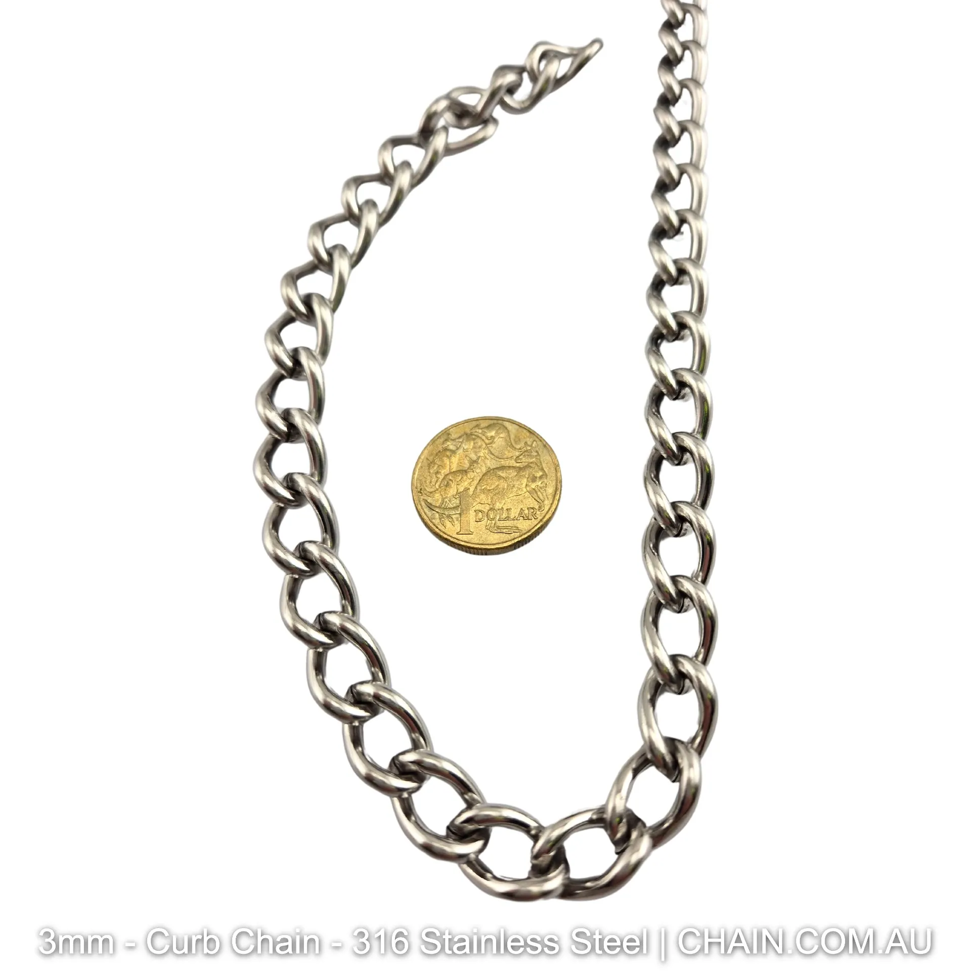 Curb Chain - Stainless Steel