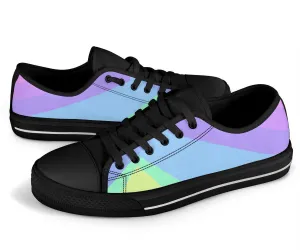 Custom Sneakers - Pastel Blocks (Black)