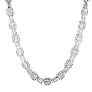 Custom Square Baguette Link Designer Hip Hop Tennis Chain