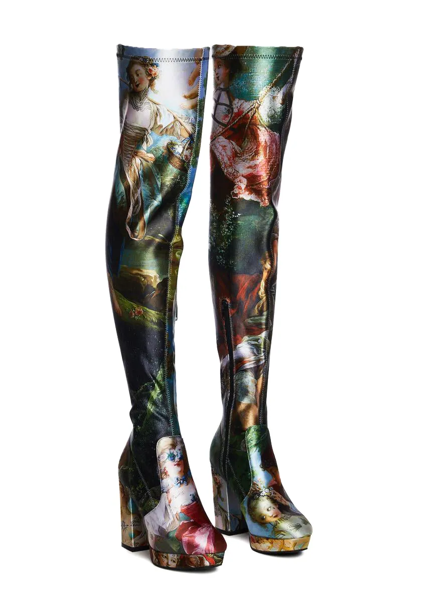 Da Vinci's Demons Thigh High Boots