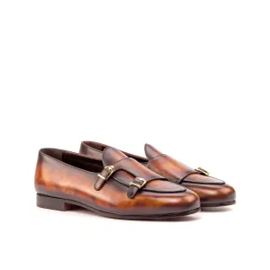 Dan Belgian Patina Monk Slipper II