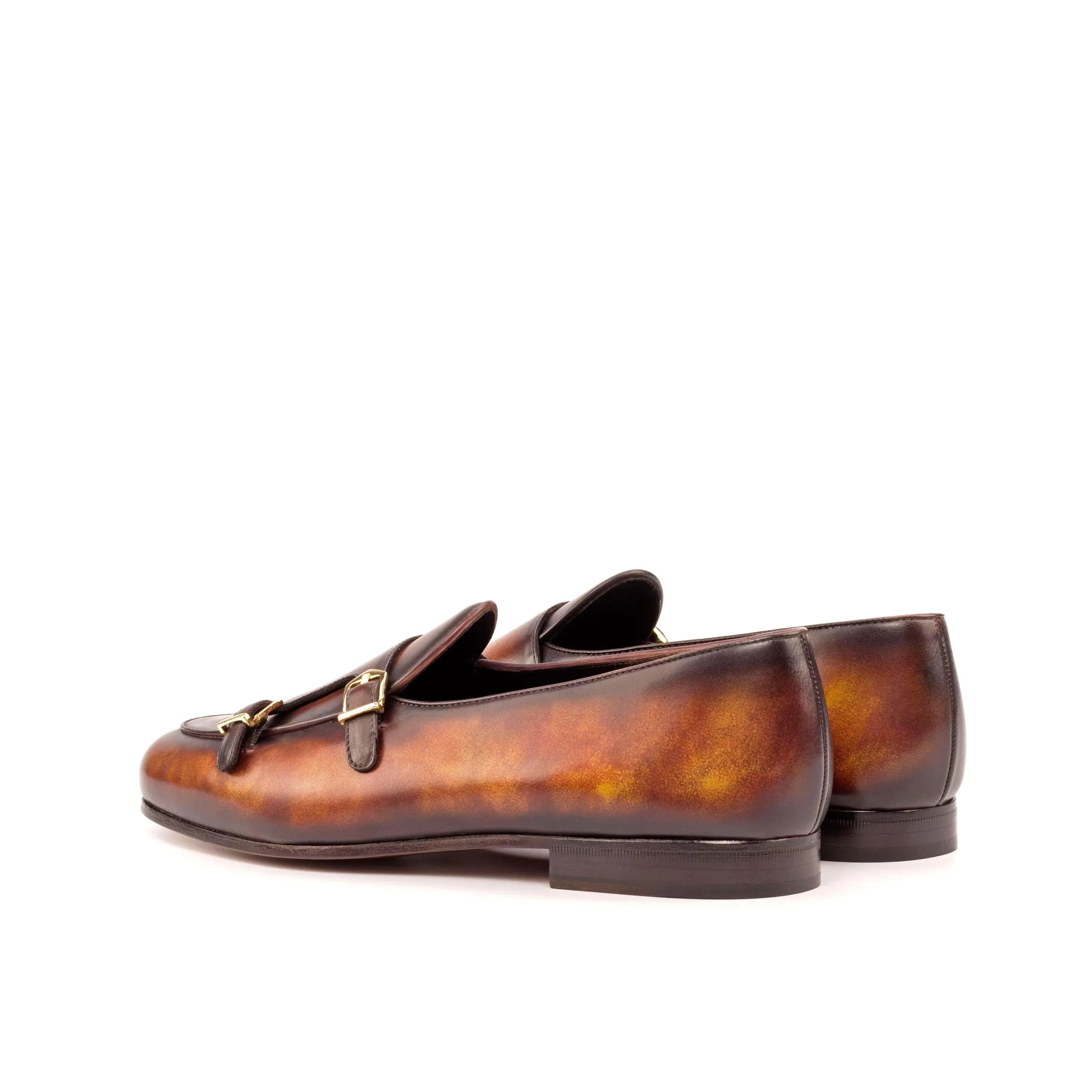 Dan Belgian Patina Monk Slipper II