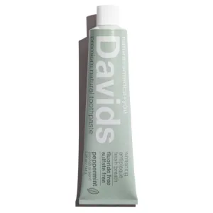 Davids Premium Natural Toothpaste, Peppermint - 3 Pack