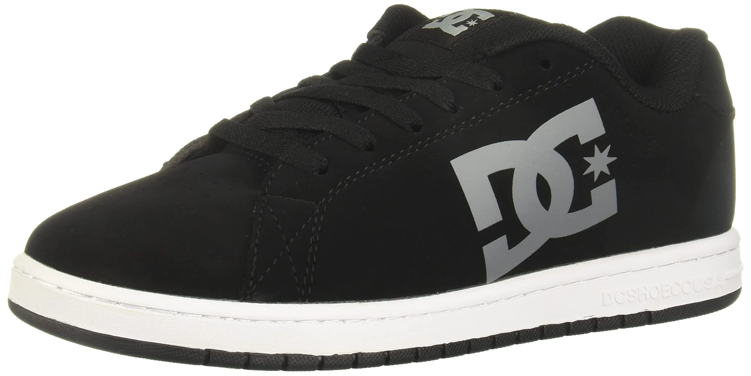 DC Men's Gaveler Casual Low Top Skate Shoes Sneakers Black/Light Grey 9.5 D - Medium