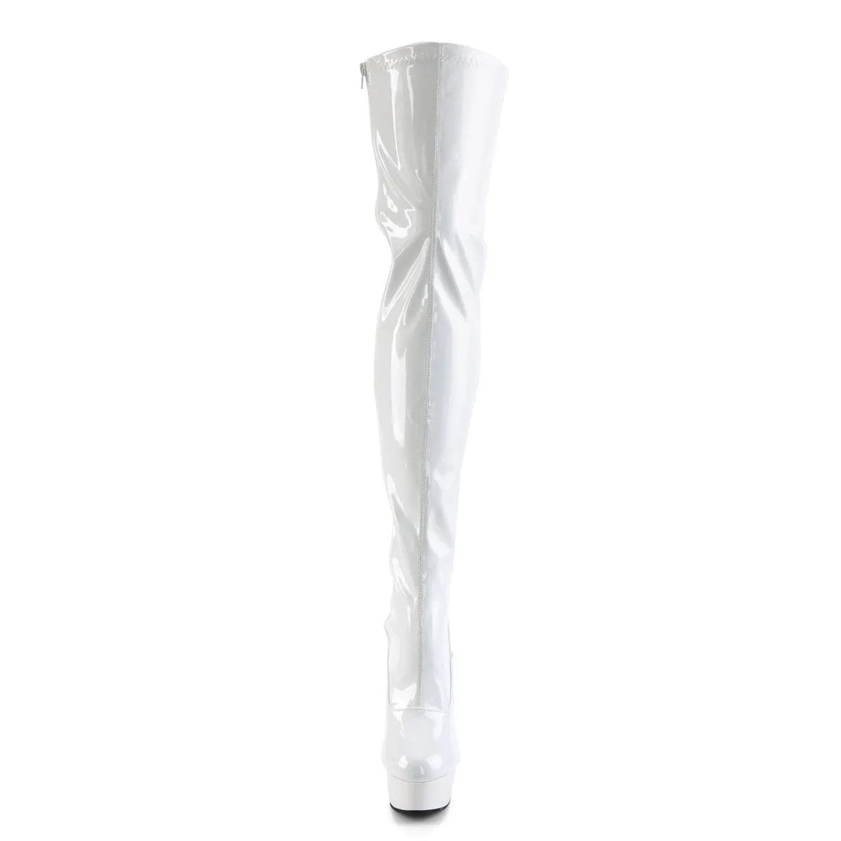 DELIGHT-3063 Pleaser White Sexy Platform Shoes (Pole Dancing Heels)