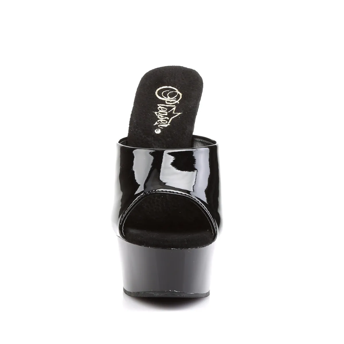 DELIGHT-601 Pleaser Black Patent Sexy Platform Shoes (Pole Dancing Heels)