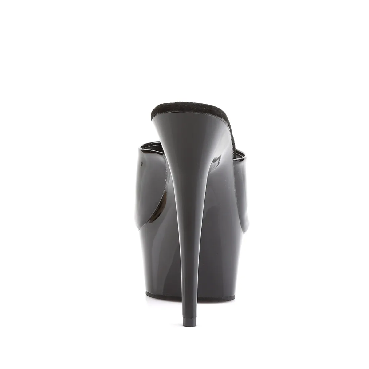 DELIGHT-601 Pleaser Black Patent Sexy Platform Shoes (Pole Dancing Heels)