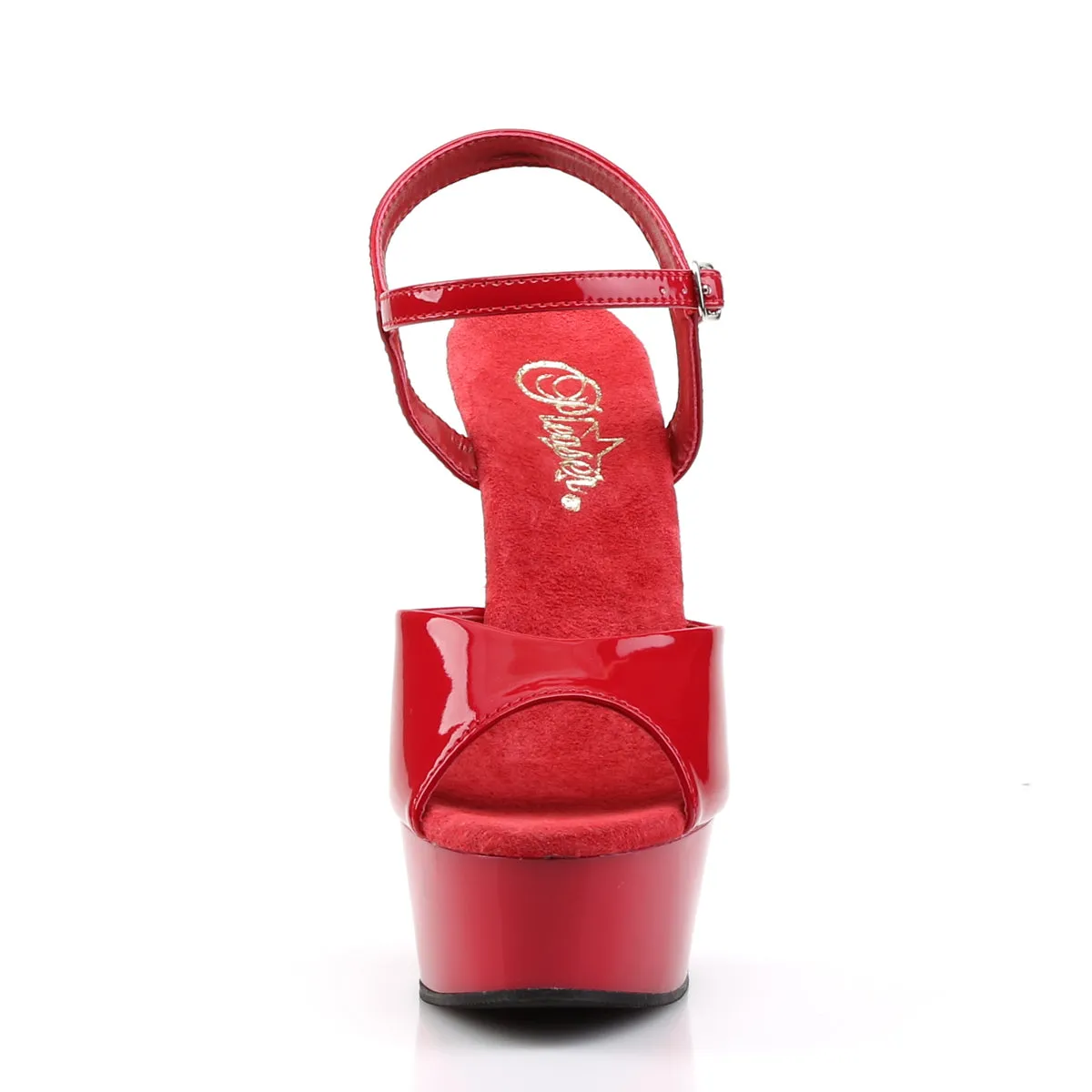 DELIGHT-609 Pleaser Red Patent Sexy Platform Shoes (Pole Dancing Heels)