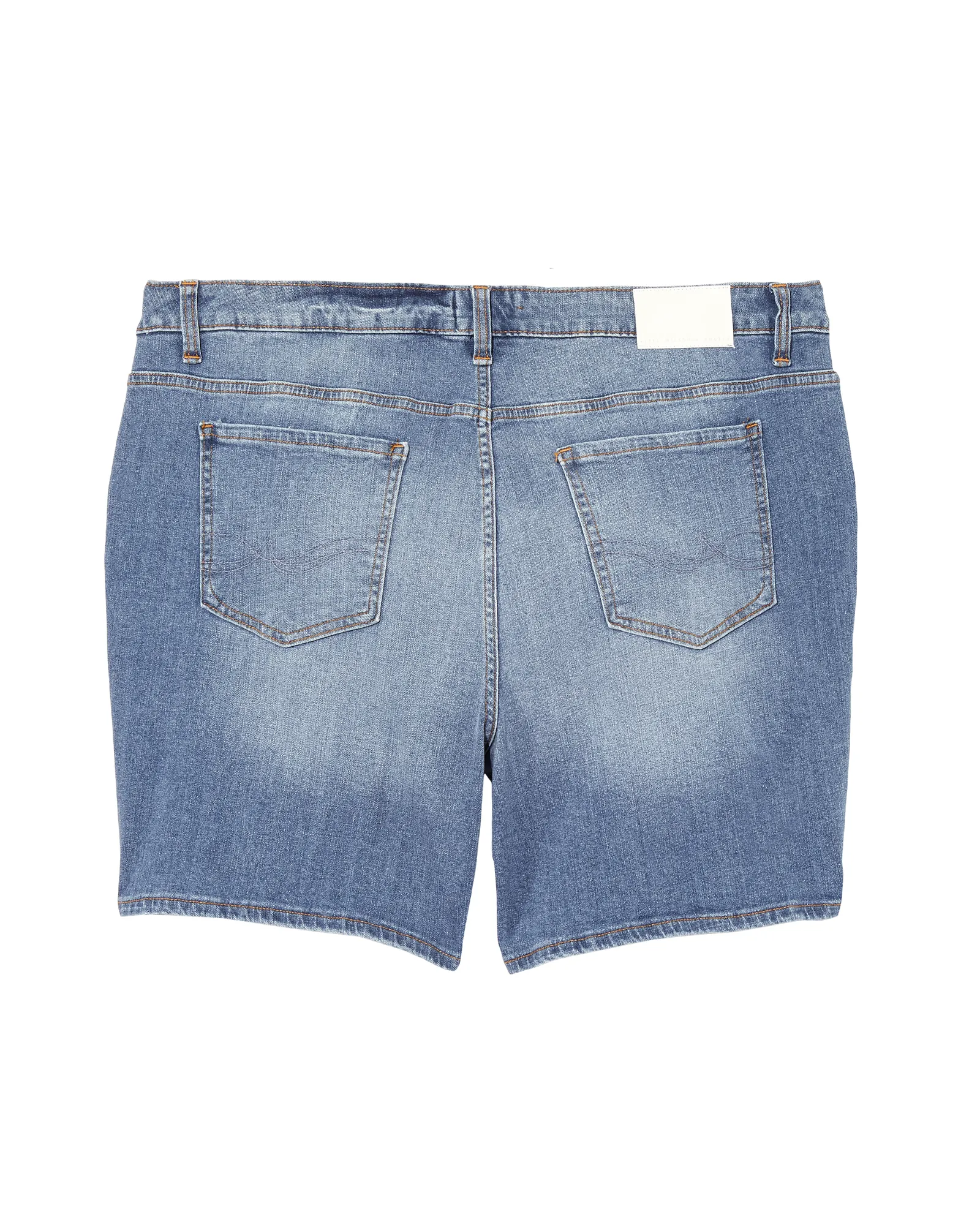 Delmar Destructed Boyfriend Shorts | Light Wash