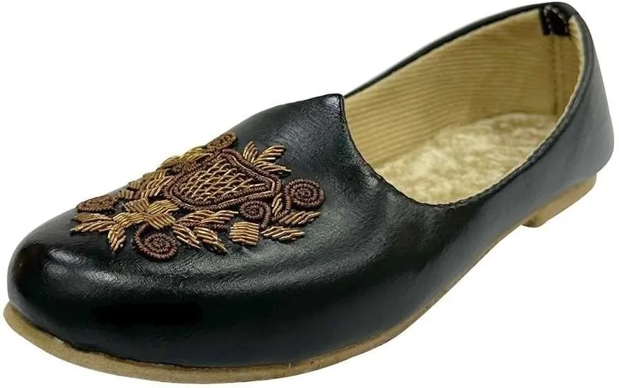 Designer Punjabi Mojari Juttis for Boys, Little, Big Kid, Shoes for Boys (Toddler) Sherwani Shoes Designer Kurta Shoes, Mojaris