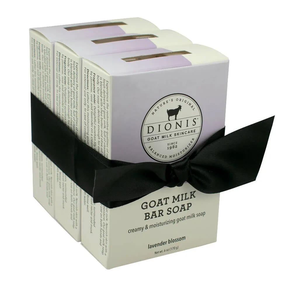 Dionis Lavender Blossom Goat Milk Bar Soap Bundle