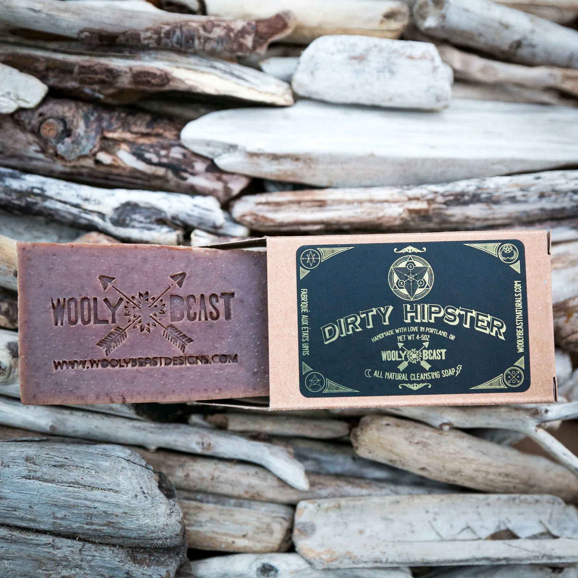 Dirty Hipster Natural Bar Soap | Cedarwood, Tobacco, Bergamot