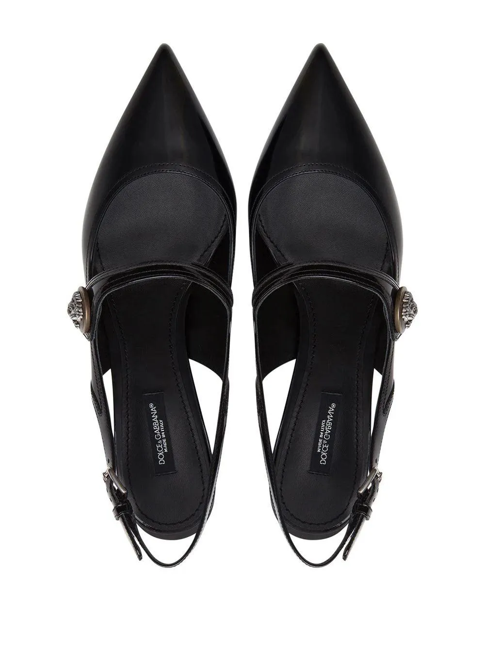 Dolce & Gabbana Kitten-Heel Slingback Pumps