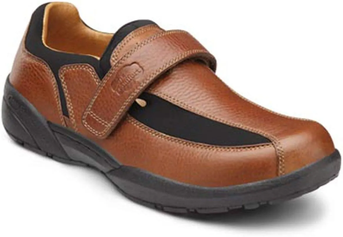 Dr. Comfort Douglas Men's Therapeutic Shoes - Leather - Extra Depth Diabetic Shoes for Men with Removable Insoles