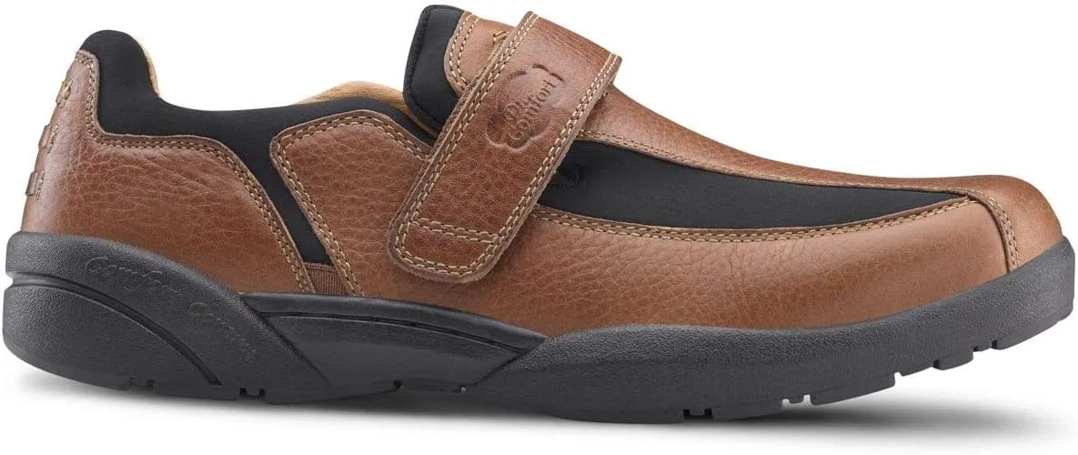 Dr. Comfort Douglas Men's Therapeutic Shoes - Leather - Extra Depth Diabetic Shoes for Men with Removable Insoles