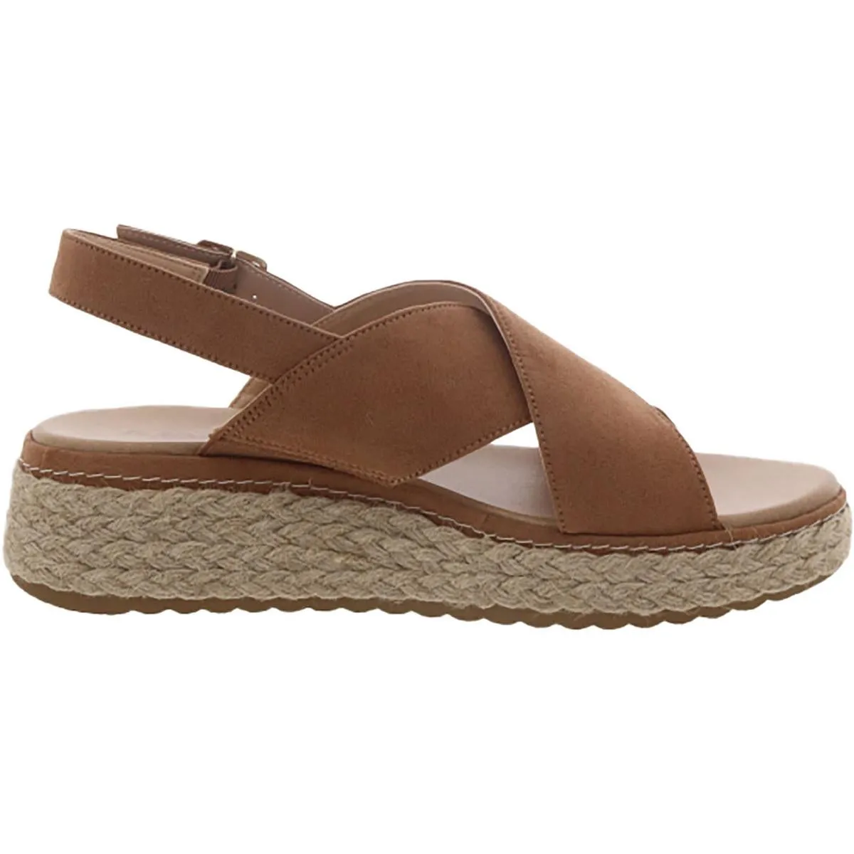 Dr. Scholl's Shoes Womens Ember Woven Platform Slingback Sandals