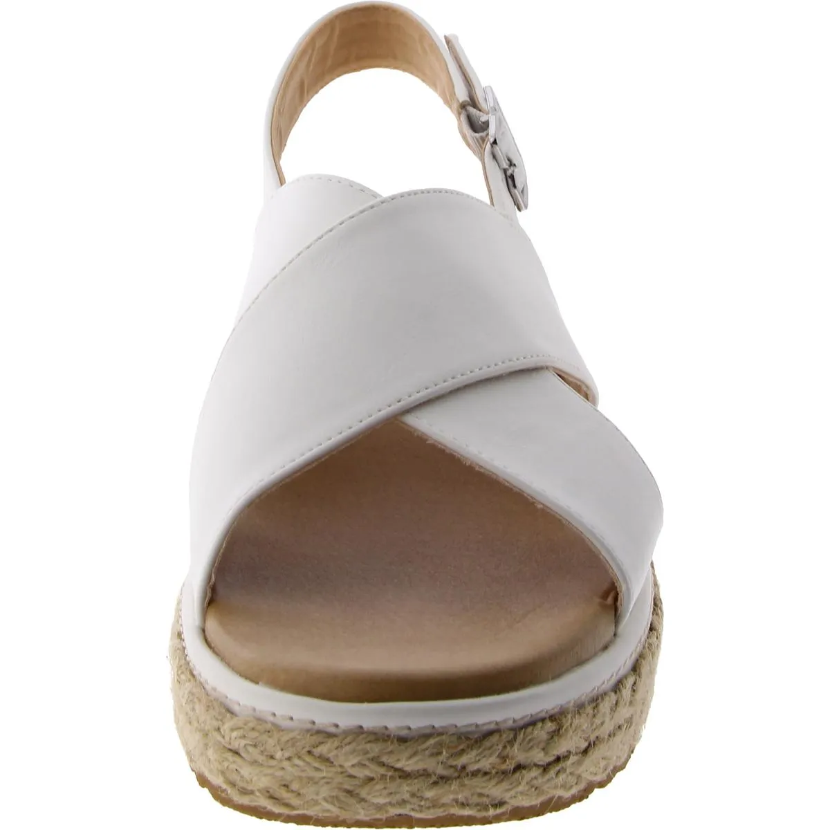 Dr. Scholl's Shoes Womens Ember Woven Platform Slingback Sandals