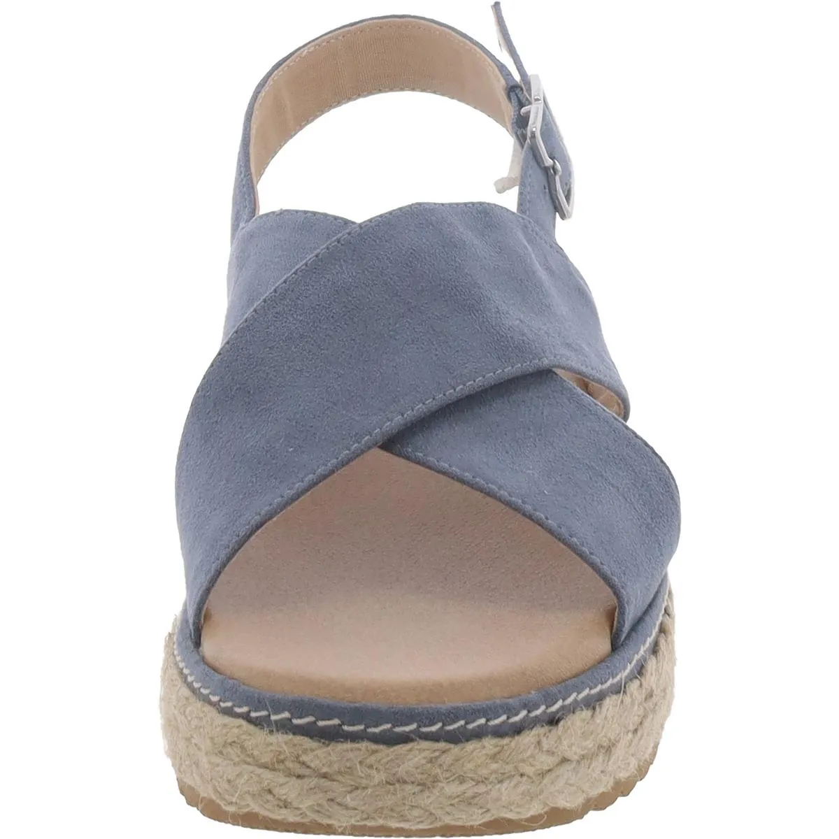 Dr. Scholl's Shoes Womens Ember Woven Platform Slingback Sandals