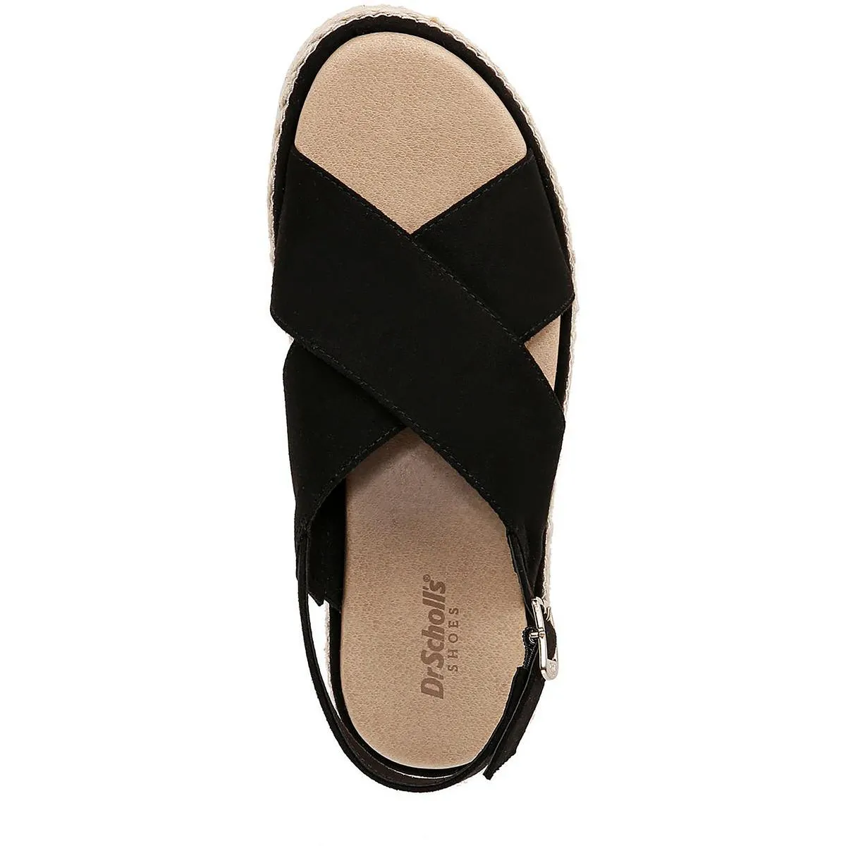 Dr. Scholl's Shoes Womens Ember Woven Platform Slingback Sandals