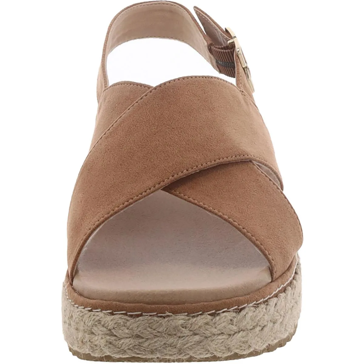 Dr. Scholl's Shoes Womens Ember Woven Platform Slingback Sandals