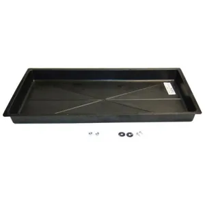 Drain Pan,  25-1/4" X 12-3/8" X 1-3/4", Plastic  NRE # 070038