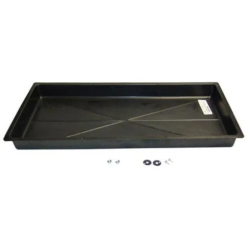 Drain Pan,  25-1/4" X 12-3/8" X 1-3/4", Plastic  NRE # 070038