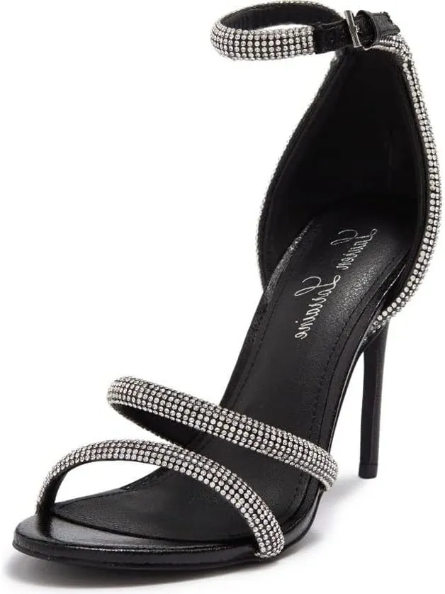Dria Rhinestone Open Toe Formal Ankle Strap Stiletto Prom Sandal