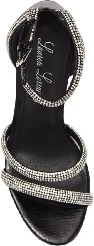 Dria Rhinestone Open Toe Formal Ankle Strap Stiletto Prom Sandal